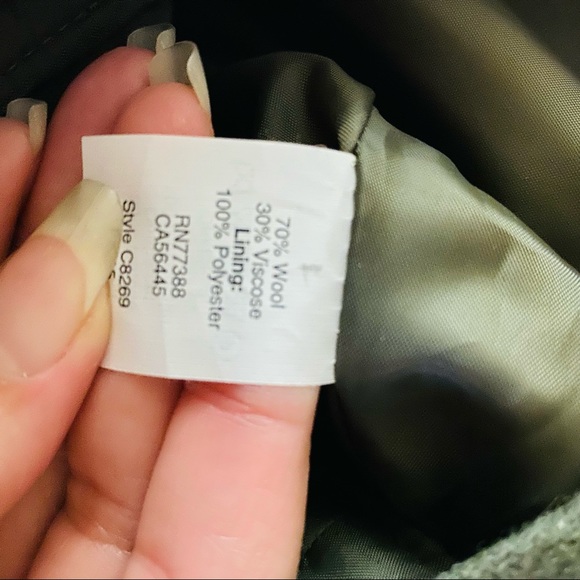 J. Crew Wool Asymmetric Zip Pencil Skirt  Size 8 - Picture 5 of 5